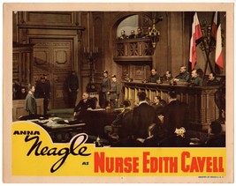 Nurse Edith Cavell (1939) Anna Neagle Is Charged As A Spy In German Countroom - £74.75 GBP