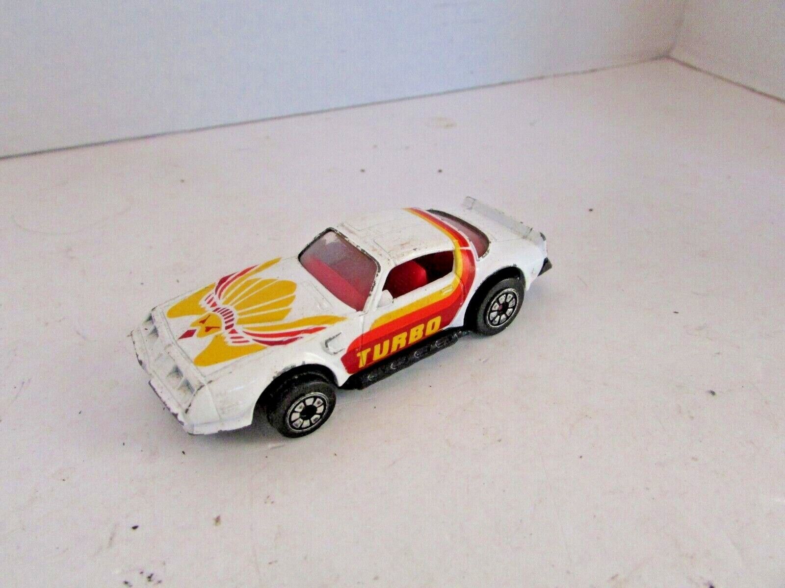 1980 KENNER FAST 111&#39;S DIECAST TRANS AM TURBO RHODE ISLAND 1/64 WHITE 10... - $3.75