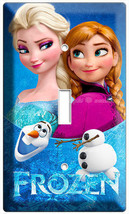 Disney Frozen Elsa And Anna Sisterly Love Single Light Switch Plate Girls Room - £8.78 GBP