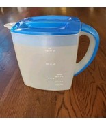 Mr Coffee Iced Tea Maker 3 Quart Replacement BLUE Rectangular Pitcher On... - $16.79