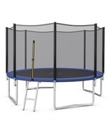 8/10/12/14/15/16 Feet Outdoor Trampoline Bounce Combo with Safety Closur... - $548.14