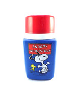 Snoopy Thermos with Woodstock Peanuts Vintage Plastic Drinking Container... - £19.01 GBP