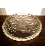 Clear Glass Plate, Round Platter, Fruit Serving Plate, Wine and Cheese P... - £22.30 GBP