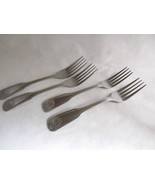 Set of 4 Forks, Vintage Flatware, Brand Ware Made in Japan, Silver Heavy... - £19.11 GBP