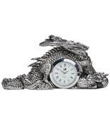 Dragonlore Time Treasure Dragon Stone Resin Desk Mantle Clock Alchemy Go... - $29.95