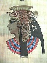 Papyrus Painting From Egyptian Art Caravan of The last pharaoh of Ancient Egypt - £11.31 GBP