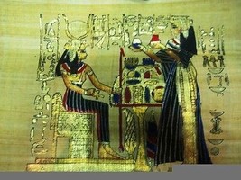 Papyrus Hand Painted Egyptian Art  - £8.39 GBP