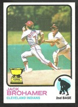 Cleveland Indians Jack Brohamer 1973 Topps Baseball Card 181 - £0.39 GBP