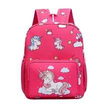 Lovely Unicorn Rainbow Printed Primary School Bag Children Double Shoulder Backp - £55.56 GBP