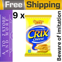 9 Pack X Crix Cheese Chips Baked not fried Sunshine snacks Gluten Free(4... - $38.26