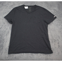 Penguin Shirt Mens XXL Dark Gray Cotton Short Sleeve Vneck Casual Basic Tee - $355.10 MXN
