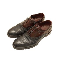 Louis Vuitton Men&#39;s Blue &amp; Burgundy Leather Brogues Oxfords Lace Up Shoe... - $320.77 CAD
