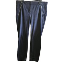 DKNY Black Dress Pants with Zipper Detail Size 14 - £19.36 GBP