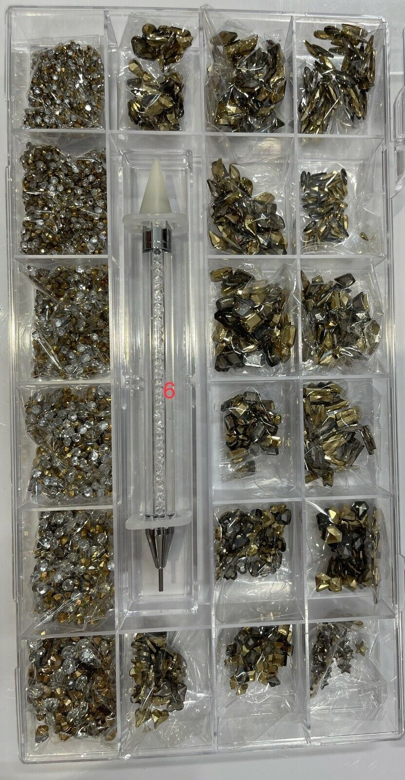 Galaxy Nail Art Rhinestones Flatback Crystal Multi Shapes Box Kit 7828 PCS Item image 12