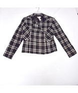 Chadwick&#39;s Women&#39;s Plaid Winter Black &amp; White Coat Size 10P - £21.12 GBP