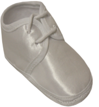Infant Baby christening baptism Satin Shoes Size 0-3 Months /crib Shoes/... - $190.20 MXN