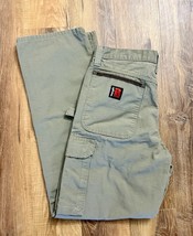 Wrangler RIGGS Canvas Double Knee Cargo Ripstop Brown 32 X 34 (No Tag) EUC - $34.65