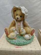 Lot Of (2) Cherished Teddies Springtime Becky And Violet - £28.47 GBP