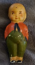 Antique Cupie Doll Small 4&quot; Collectible Chalkware? Paper Mache? - £66.45 GBP