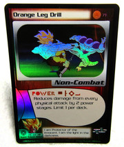 2000 Score Unlimited Dragon Ball Z DBZ CCG TCG Orange Leg Drill #71 - Foil Goku - £7.49 GBP