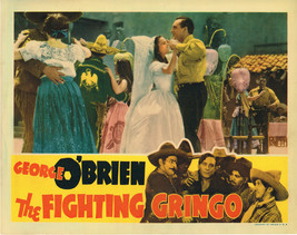 The Fighting Gringo (1939) Western Lobby Card George O&#39;brien And Lupita Tovar 4 - £51.95 GBP