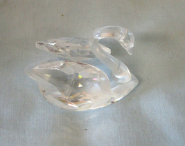 Swarovski Crystal Figurine 7633 NR50 2 1/4&quot; Swan in Original Box - £19.77 GBP