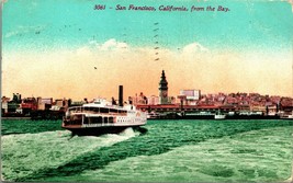 Ferry From Bay San Francisco California CA 1911 DB Postcard E9 - £3.91 GBP
