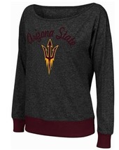 Colosseum Women Arizona State Sun Devils Banded Bottom Charcoal Gray, Me... - £23.34 GBP