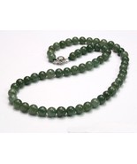 Free Shipping - Hand carved Jadeite Jade , Delicate Natural dark Green Rou - £31.32 GBP