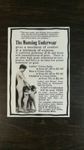 Vintage 1901 The Munsing Underwear Original Ad  721 - £5.32 GBP