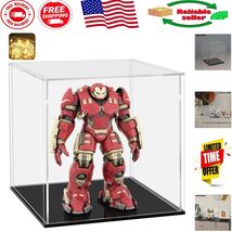 Stylish 6x6 Inch Dustproof Acrylic Display Case with Microfiber Cleaning... - $663.47 MXN