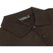 Mens PRINCELY Soft Merinos Wool Sweater Knits Lightweight Polo 1011-40 B... - $48.99