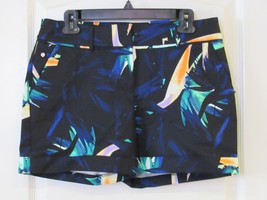Apt. 9® Modern Fit City Wide Waist Shorts Black Print Womens Sz 6 NWT MS... - $19.65