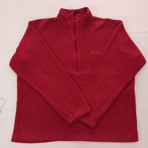 Columbia WU6176 Men's Hemlock Ridge Pullover Brick Red Fleece Jacket Size Large image 15