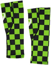 ASICS Checker Printed Calf Sleeve, Black, Medium - $14.90