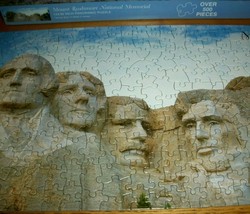 Panoramic Jigsaw Puzzle 500 Pieces Mount Rushmore National Memorial SD Complete - £11.04 GBP