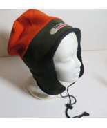 Vtg Nautica Competition Orange Green Fleece Winter Beanie Slouch Bucket ... - $47.46