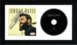 Jordan Davis signed 2020 Self Titled EP Cover w/ CD 6.5x12 Custom Framing- JSA - £103.87 GBP