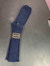 Pierre Cardin Vintage Navy Men&#39;s Dress Socks Mid Calf Acrylic 10-13 pair... - $9.90