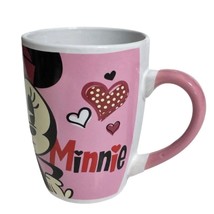 Minnie Mouse Coffee Mug Cup BIG KISS MINNIE Hearts by Galerie Valentine&#39;s Day - £13.18 GBP