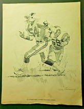 1981 St Louis Cardinals EJ Junior Shell Oil Football Print Alabama Crimson Tide - £11.98 GBP