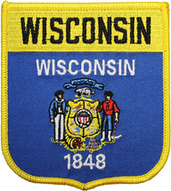 Wisconsin Shield Patch - $4.20
