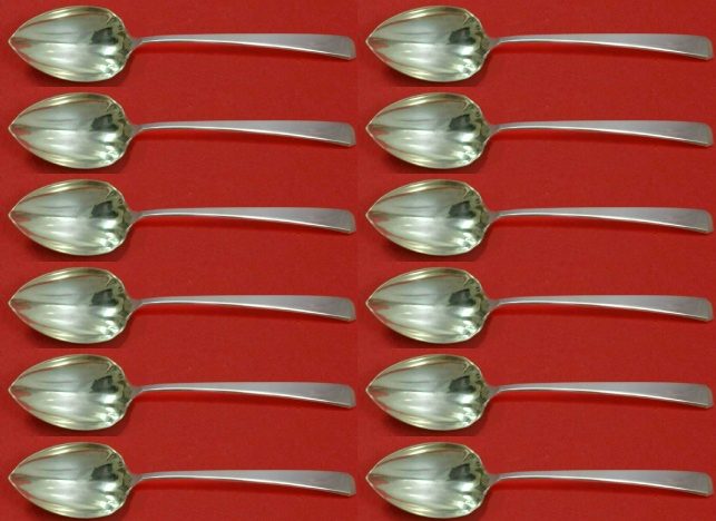 Craftsman by Towle Sterling Silver Grapefruit Spoon Custom Set 12 pcs 6" - $593.01
