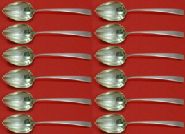 Craftsman by Towle Sterling Silver Grapefruit Spoon Custom Set 12 pcs 6&quot; - £463.89 GBP