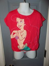 Disney The Little Mermaid Princess Ariel Shirt Top High Short Sleeve Siz... - $431.73 MXN