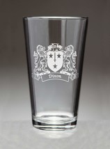 Dixon Irish Coat of Arms Pint Glasses (Sand Etched) - £53.30 GBP