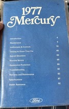 1977 MERCURY OWNERS GLOVEBOX MANUAL - £6.91 GBP