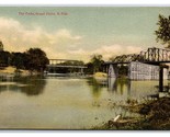 Bridges At the Forks Grand Forks North Dakota ND UNP DB Postcard W6 - £4.63 GBP