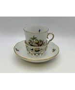 Herend ROTHSCHILD BIRD Trembleuse Cup &amp; Saucer Set #713 - $4,329.24 MXN