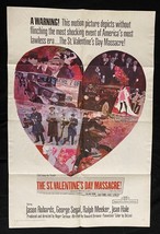 St. Valentine&#39;s Day Massacre Original One Sheet Movie Poster 1967 - £69.54 GBP